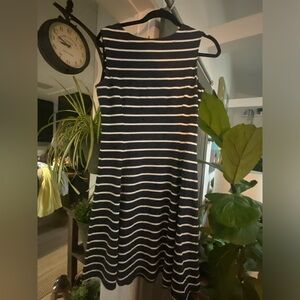 Ladies boat neck cotton stretch dress from UNIQLO